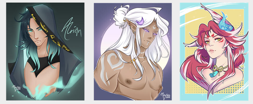 Sample Portait Flat Color