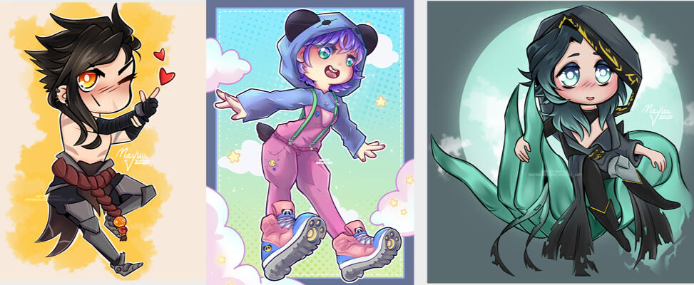 Sample Chibi Fullbody Full Color